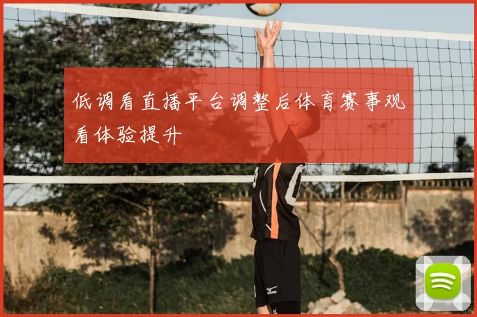 低调看直播平台调整后体育赛事观看体验提升